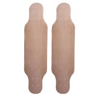 2X 9-Layer Maple Blank Skateboard 8Inch Skateboards Natural Skate Deck Skateboards Deck Maple Longboard