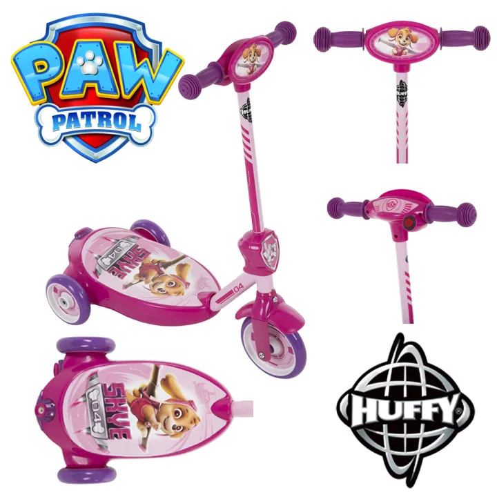 Huffy Paw Patrol Skye 6V Bubble Scooter Ride On Toy for Kids, Pink ราคา