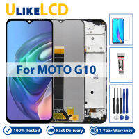 6.5 ที่มีคุณภาพสูงสำหรับ Motorola MOTO G10 XT2127-2จอแสดงผล LCD Touch Screen Digitizer ที่มีกรอบสำหรับ Moto G10เปลี่ยนจอแสดงผล