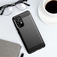 ✶ For Samsung Galaxy A52 5G Case Bumper Rubber Anti-knock Silicone Carbon Fiber Cover For Samsung A52 5G Case For Samsung A52 5G