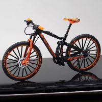 Kid Gift Mini Bicycle 1:10 Model Diecast Metal Finger Mountain Bike Racing Toy Bend Road Simulation Collection Toys For Children