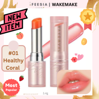 พร้อมส่งแท้?WAKEMAKE Vitamin Watery Tok Tinted Lip Balm? #01 Healthy Coral