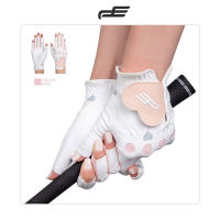 แบรนด์ PLAYEAGLE ถุงมือกอล์ฟ ผู้หญิง เปิดปลายนิ้ว Golf Gloves รหัส PE-0050 สีชมพู จัดส่งฟรี