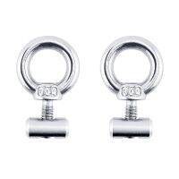 2PCS Lifting eye nuts Screw Front Track Rail Nuts Tie Down Screws Eyelet Tools Supplies for Boat RV Caravan Camper Awning