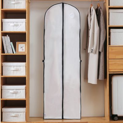 【CC】 Wedding Evening Garment Storage 180cm Folding Non-woven Cover with Handle Breathable Washable
