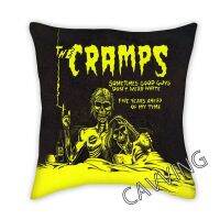 The Cramps Rock 3D Printed Polyester Decorative Pillowcases Throw Pillow Cover Square Zipper Pillow Cases Fans Gifts Home Decor