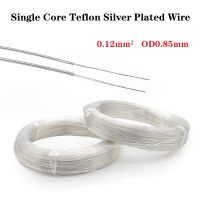 3M 0.12mm² Single Core เทฟล่อนลวดชุบเงินเทฟลอนที่อุณหภูมิสูง PTFE หูฟังมีสายลวด