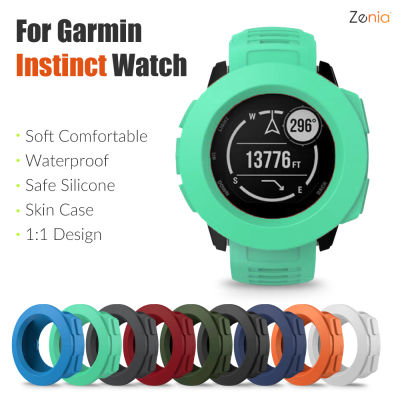 Zeniaสายรัดข้อมือซิลิโคน,เคสนิ่มสำหรับGarmin Instinctนาฬิกาสปอร์ตอัจฉริยะ