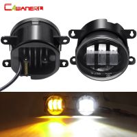 [HOT 2023] 2 X LED ไฟตัดหมอก30W 6000LM รถด้านหน้าไฟตัดหมอก DRL สำหรับ Ford โฟกัสฟิวชั่น Fiesta Transit Explorer Edge Ranger Ka EcoSport C-Max