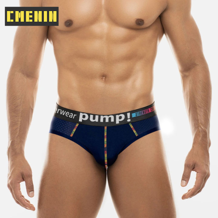 cmenin-pump-1pcs-แฟชั่นผ้าฝ้ายชายเซ็กซี่กางเกงชั้นในชายกางเกงเอวต่ำสลิปกางเกงในชายจ็อกสแตรปกางเกงในชาย-mp292