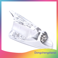 dongchengdianzi Car WIND Power LED Anti collision Light SHARK ครีบเสาอากาศเตือนแฟลชโคมไฟ