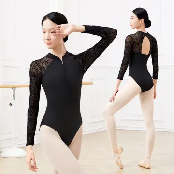 Girls Long Sleeve Skin Leotards Adult Nude Ballet Leotard Ballet