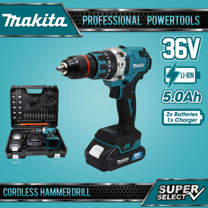 MK 36V DHP487 Cordless Hammer Drill Lazada PH