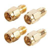 ❦✷✓ SMA Male Plug (Pin) To RP-SMA Female (Pin) Coupling Nut Connector Adapter For Wi-Fi Antenna / Signal Booster(Pack Of 4)