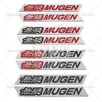 【LZ】☈  Emblemas Adesivos 3D Emblemas para Mugen Power Car Styling Esporte Corpo Fender Side Metal Chrome Liga de Zinco 2 x