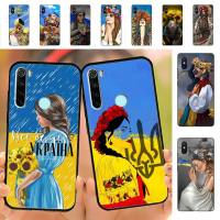 Ukraine girl Pattern Phone Case for Redmi Note 8 7 9 4 6 pro max T X 5A 3 10 lite pro Electrical Safety