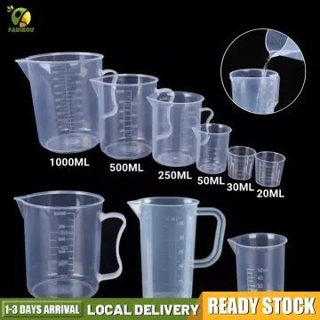 20ml / 30ml /50ml /300ml /500ml/1000ml Clear Plastic Graduated