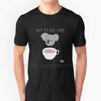 " Koala Tea " Puns T Shirt Cotton 6Xl Pun Koala Tea Funny