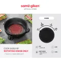 Samu Giken 2 Layers Electric Non Sticky Coating Pot, Multi Cooker, Food Steamer with 4 in 1 Cooking Functions. 