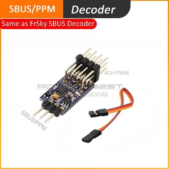 【ↂ】 Sbus/ppm เป็น PWM DECODER สำหรับ FRSKY RXSR XM + XSR RECEIVERS SBUS ...