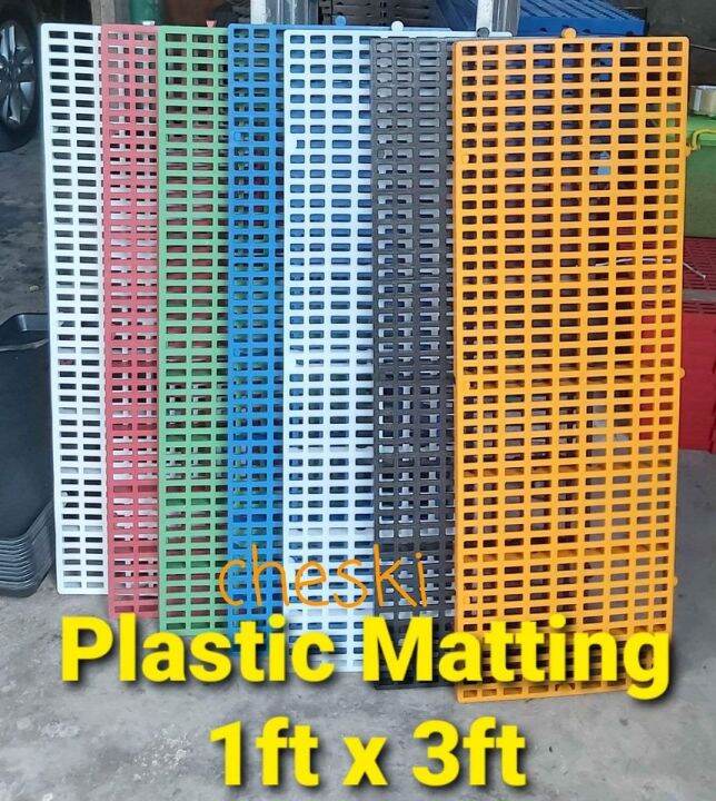 Plastic Matting 1x3, 1x3 matting, 1ft x 3ft plastic matting for dog