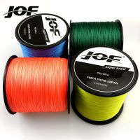 JOF 8 Strands 500M 300M 100M Fishing Line Multicolor PE 100 Multifilament carp sea fishing Braided