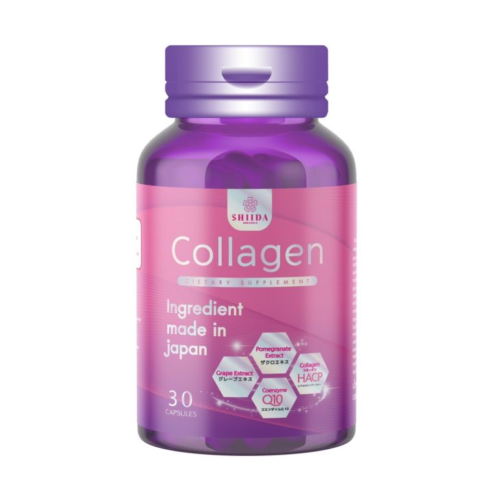 shiida-collagen-ชิดะ-คอลลาเจน-hacp-อิมพอร์ตจากญี่ปุ่น-ขนาด-30-แคปซูล