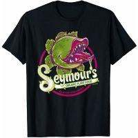 เสื้อยืดคอกลมเสื้อยืด พิมพ์ลายสยองขวัญ Seymours plant food-creepy น่ารัก RKPQS-5XL  ZS0S
