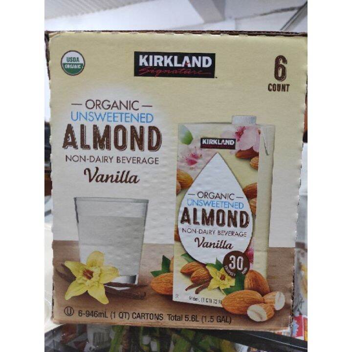 kirkland Signature Organic Almond Milk 6/946ML Lazada PH