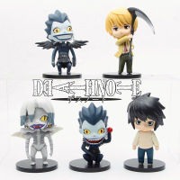 โมเดล เดธโน้ต Death Note รุ่นน่ารัก ชุด 5 ตัว สูงประมาณ 7-8 เซนติเมตร สินค้าพร้อมส่ง เก็บปลายทางได้