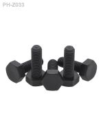 1-10pcs M6 M8 M10 M12 Black Nylon Hexagon Screw Plastic Hexagon Head Bolt Insulated Plastic Screw