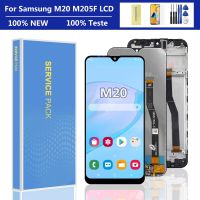 100 NEW 6.3Original For SAMSUNG Galaxy M20 2019 SM-M205 M205F LCD Display Touch Screen Digitizer Assembly replacement parts