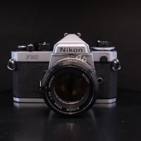 กล้องฟิล์ม Nikon FE2 Silver +Nikon 50 f1.4 ai