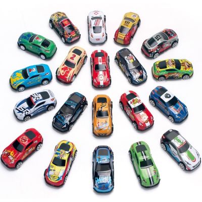 Cartoon Pull Back Inertia Sliding Rail Toys Racing Car Models Children Boys Kid Gift Model Cars Diecast Model Cars Free Shipping