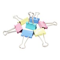 20 pcs/lot Metal Paper Clips 19mm Colorful Candy Color Clip for Book Stationery School Office Supplies High Quality