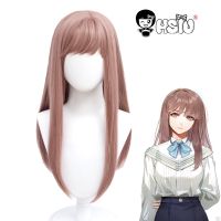 Game Light And Night Cosplay Heroine Cosplay Wig HSIU Brown-Gray Long Hair Halloween Party + Free Wig Cap Light And Night Wig