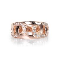 LAVERA Diamond - Pink Gold Diamond Ring  แหวนประดับเพชร ทองชมพู