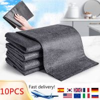 【hot】 Thickened Cleaning No Trace Reusable Microfiber Washing Rag Glass for Window Mirror CarNo Watermark