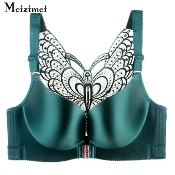 Seamless Front Closure Bra Butterfly Adjustable Push Up Bra Plus