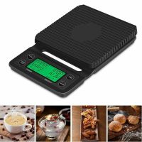 genuine ❈Meapor Coffee Scale เครื่องชั่งกาแฟ กาแฟ เครื่องชั่งดิจิตอล 3 กก.  0.1กรัมพร้อมตัวตั้งเวลา เครื่องชั่งน้ำหนักดิจิตอล☁