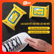 Khăn Giấy Lau Giày Đa Năng Siêu Sạch, Vệ Sinh Giày Dép, Túi Sách