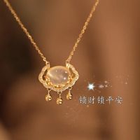 Safe lock necklace, light luxury, small crowd, advanced INS, female, gentle, fairy, girl friend, student, birthday gift for mother RC15 RC15