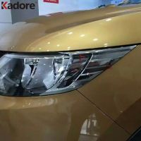 สำหรับ Nissan Qashqai Abs Chrome ไฟหน้าไฟหน้าฝาครอบ Trim Head Light กรอบสติกเกอร์รถ Accessories