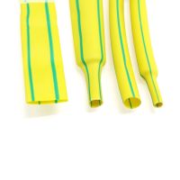 1-50mm Yellow-green Double Heat Shrinkable Tube Heat Shrinkable Tube Wire and Cable Insulating Sleeve Heat Shrink