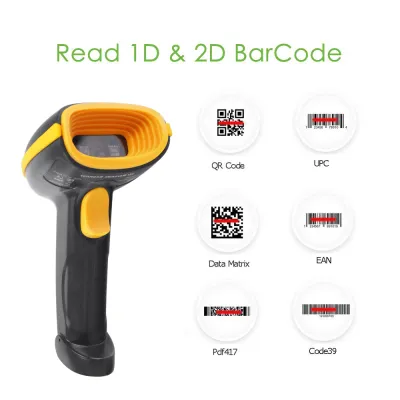 2D barcode scanner H1 H1W H2 H2WB wired wireless barcode reader bluetooth usb bar code scanner for Inventory POS Terminal