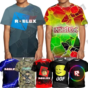 ROBLOX cartoon clothing t shirt boys shirts ROBLOX kids tshirt boy t-shirts  summer tops for girls shirts children clothes - AliExpress