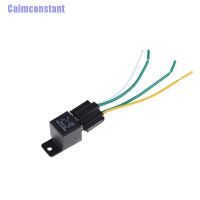 Ca รีเลย์รถยนต์ Dc 12V Volt 40A 4 Pin 4 สาย และซ็อกเก็ต 40 แอมป์ 2 ชุด