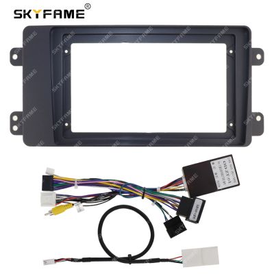 SKYFAME Car Frame Fascia Adapter Canbus Box Decoder Android Radio Audio Dash Fitting Panel Kit For Zoyte T600 Motion version