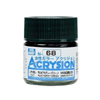 Mr.Hobby Mr.Acrysion Color N-68 RLM74 GRAY GREEN 4973028112849