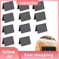 RUPANBO039392692 เขียนใหม่ได้ ป้ายกระดานดำ แบบพกพาได้ มินิมินิ ป้ายเค้กของหวาน ใช้ซ้ำได้ สะดวกสบายๆ ข้อความกระดานดำ เดสก์ท็อป